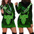 Polynesian Pride Taurus Zodiac Hoodie Dress Astrological Sign Tribal Plumeria Green Galaxy LT14 - Polynesian Pride