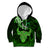 Polynesian Pride Taurus Zodiac Kid Hoodie Astrological Sign Tribal Plumeria Green Galaxy LT14 Hoodie Green - Polynesian Pride
