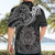 Polynesian Pride Cancer Zodiac Hawaiian Shirt Astrological Sign Tribal Plumeria Grey Galaxy LT14 - Polynesian Pride