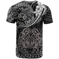 Polynesian Pride Cancer Zodiac T Shirt Astrological Sign Tribal Plumeria Grey Galaxy LT14 - Polynesian Pride