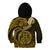 Polynesian Pride Leo Zodiac Kid Hoodie Astrological Sign Tribal Plumeria Gold Galaxy LT14 - Polynesian Pride