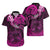 Polynesian Pride Libra Zodiac Hawaiian Shirt Astrological Sign Tribal Plumeria Pink Galaxy LT14 - Polynesian Pride