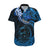 Polynesian Pride Aquarius Zodiac Hawaiian Shirt Astrological Sign Tribal Plumeria Blue Galaxy LT14 Blue - Polynesian Pride