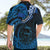 Polynesian Pride Aquarius Zodiac Hawaiian Shirt Astrological Sign Tribal Plumeria Blue Galaxy LT14 - Polynesian Pride