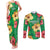 Custom Vanuatu Cricket Couples Matching Tank Maxi Dress and Long Sleeve Button Shirt 2024 Tropical Flowers Version