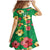 Custom Vanuatu Cricket Family Matching Mermaid Dress and Hawaiian Shirt 2024 Tropical Flowers Version