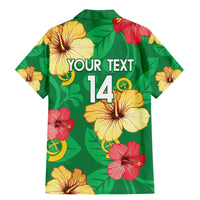 Custom Vanuatu Cricket Family Matching Mermaid Dress and Hawaiian Shirt 2024 Tropical Flowers Version LT14 - Polynesian Pride