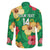 Custom Vanuatu Cricket Family Matching Mermaid Dress and Hawaiian Shirt 2024 Tropical Flowers Version