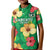 Custom Vanuatu Cricket Kid Polo Shirt 2024 Tropical Flowers Version