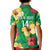 Custom Vanuatu Cricket Kid Polo Shirt 2024 Tropical Flowers Version