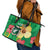 Custom Vanuatu Cricket Leather Tote Bag 2024 Tropical Flowers Version