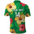 Custom Vanuatu Cricket Polo Shirt 2024 Tropical Flowers Version