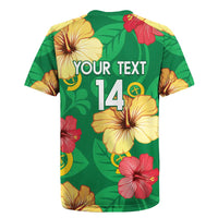Custom Vanuatu Cricket Rugby Jersey 2024 Tropical Flowers Version