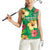 Custom Vanuatu Cricket Women Sleeveless Polo Shirt 2024 Tropical Flowers Version