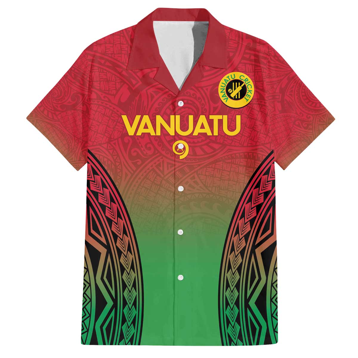 Custom Vanuatu Cricket Family Matching Puletasi and Hawaiian Shirt 2024 Polynesian Pattern Sporty Style