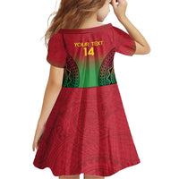 Custom Vanuatu Cricket Family Matching Short Sleeve Bodycon Dress and Hawaiian Shirt 2024 Polynesian Pattern Sporty Style LT14 - Polynesian Pride