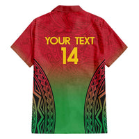 Custom Vanuatu Cricket Family Matching Short Sleeve Bodycon Dress and Hawaiian Shirt 2024 Polynesian Pattern Sporty Style LT14 - Polynesian Pride