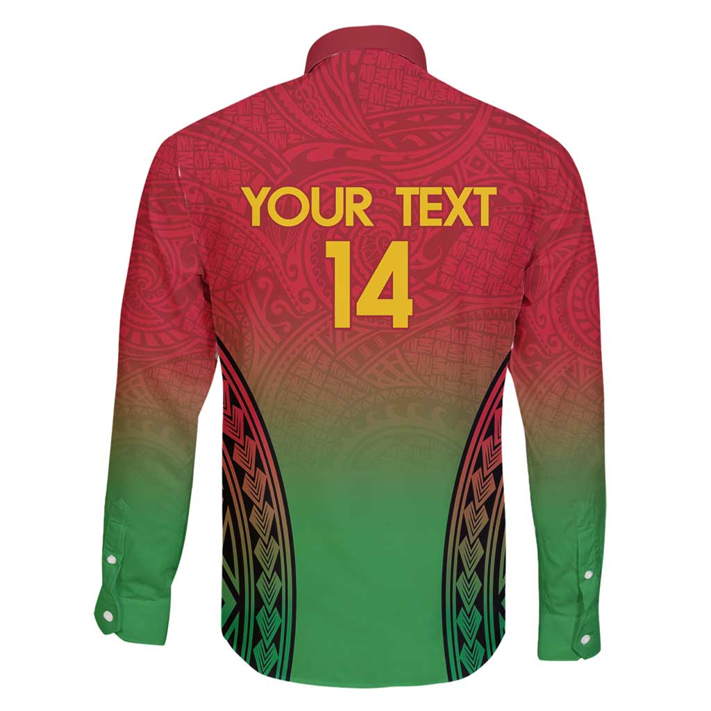 Custom Vanuatu Cricket Family Matching Tank Maxi Dress and Hawaiian Shirt 2024 Polynesian Pattern Sporty Style