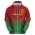 Custom Vanuatu Cricket Zip Hoodie 2024 Polynesian Pattern Sporty Style