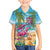 Flamingo Aloha Hawaii Family Matching Tank Maxi Dress and Hawaiian Shirt It's 5 O’Clock Somewhere Tropical Vibes - Polynesian Pride