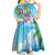 Flamingo Aloha Hawaii Kid Short Sleeve Dress It's 5 O’Clock Somewhere Tropical Vibes - Polynesian Pride