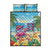 Flamingo Aloha Hawaii Quilt Bed Set It's 5 O’Clock Somewhere Tropical Vibes - Polynesian Pride