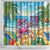 Flamingo Aloha Hawaii Shower Curtain It's 5 O’Clock Somewhere Tropical Vibes - Polynesian Pride