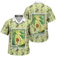 Aloha Hawaii Avocado Family Matching Long Sleeve Bodycon Dress and Hawaiian Shirt Hawaiian Fruit Stylized Stamp LT14 Son's Shirt Green - Polynesian Pride