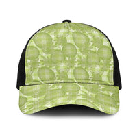 Omaomao Hawaii Breadfruit Palaka Motifs Baseball Net Cap