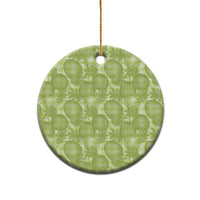 Omaomao Hawaii Breadfruit Palaka Motifs Ceramic Ornament LT14 - Polynesian Pride