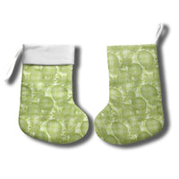 Omaomao Hawaii Breadfruit Palaka Motifs Christmas Stocking LT14 - Polynesian Pride