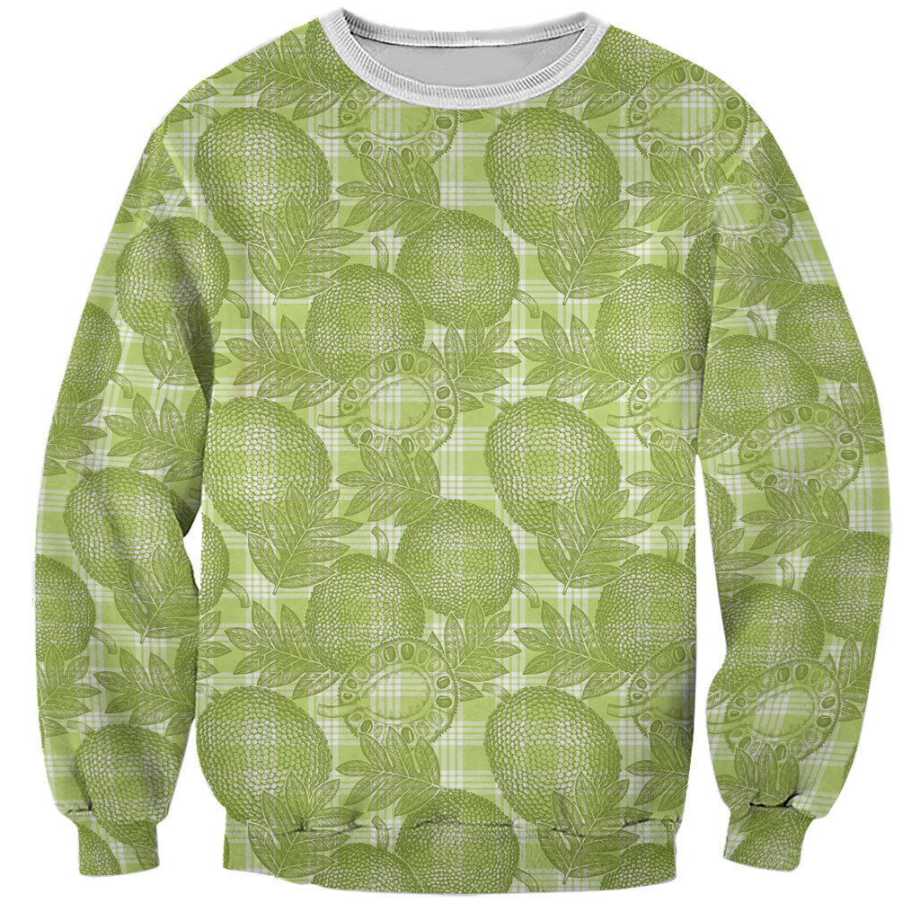 Omaomao Hawaii Breadfruit Palaka Motifs Sweatshirt