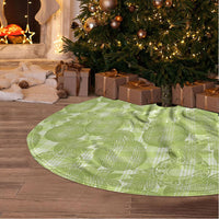 Omaomao Hawaii Breadfruit Palaka Motifs Tree Skirt LT14 - Polynesian Pride