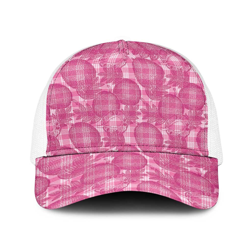 Alaka Hawaii Breadfruit Palaka Motifs Baseball Net Cap
