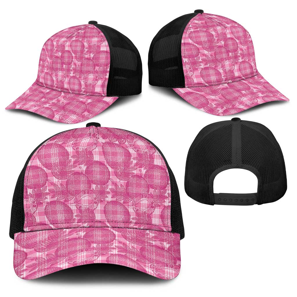 Alaka Hawaii Breadfruit Palaka Motifs Baseball Net Cap