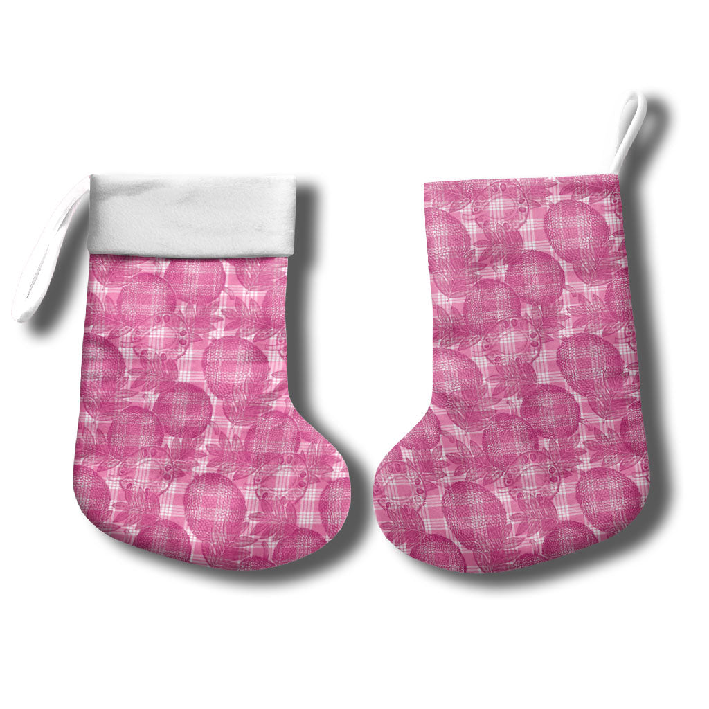 Alaka Hawaii Breadfruit Palaka Motifs Christmas Stocking LT14 - Polynesian Pride