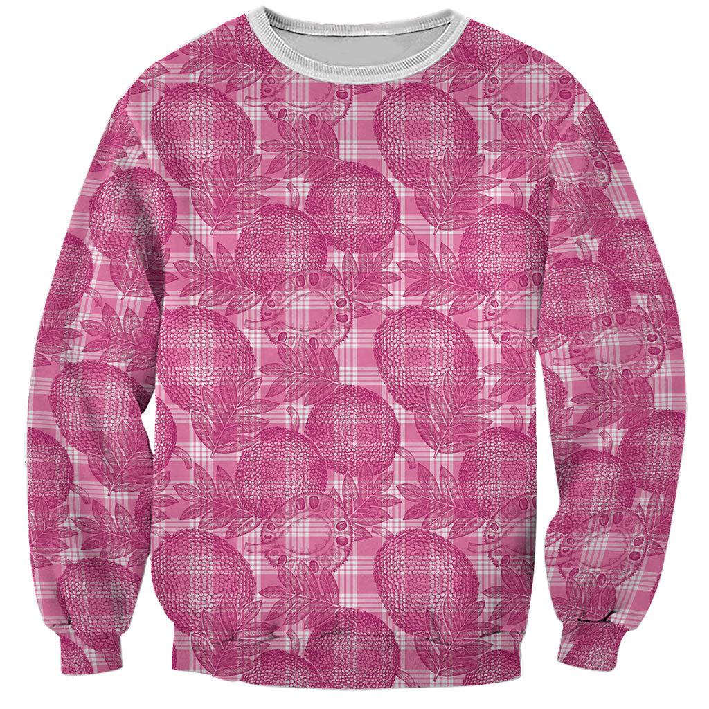 Alaka Hawaii Breadfruit Palaka Motifs Sweatshirt