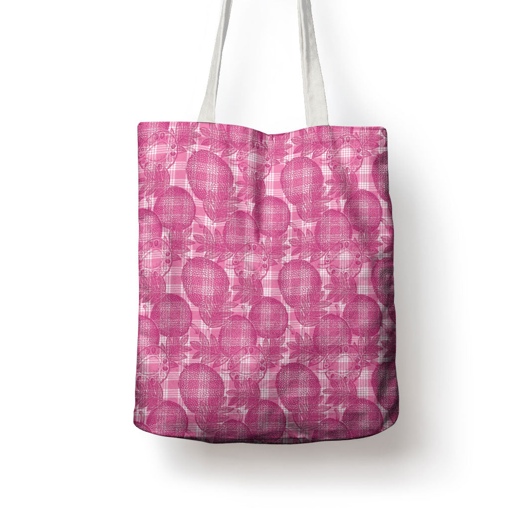 Alaka Hawaii Breadfruit Palaka Motifs Tote Bag LT14 - Polynesian Pride