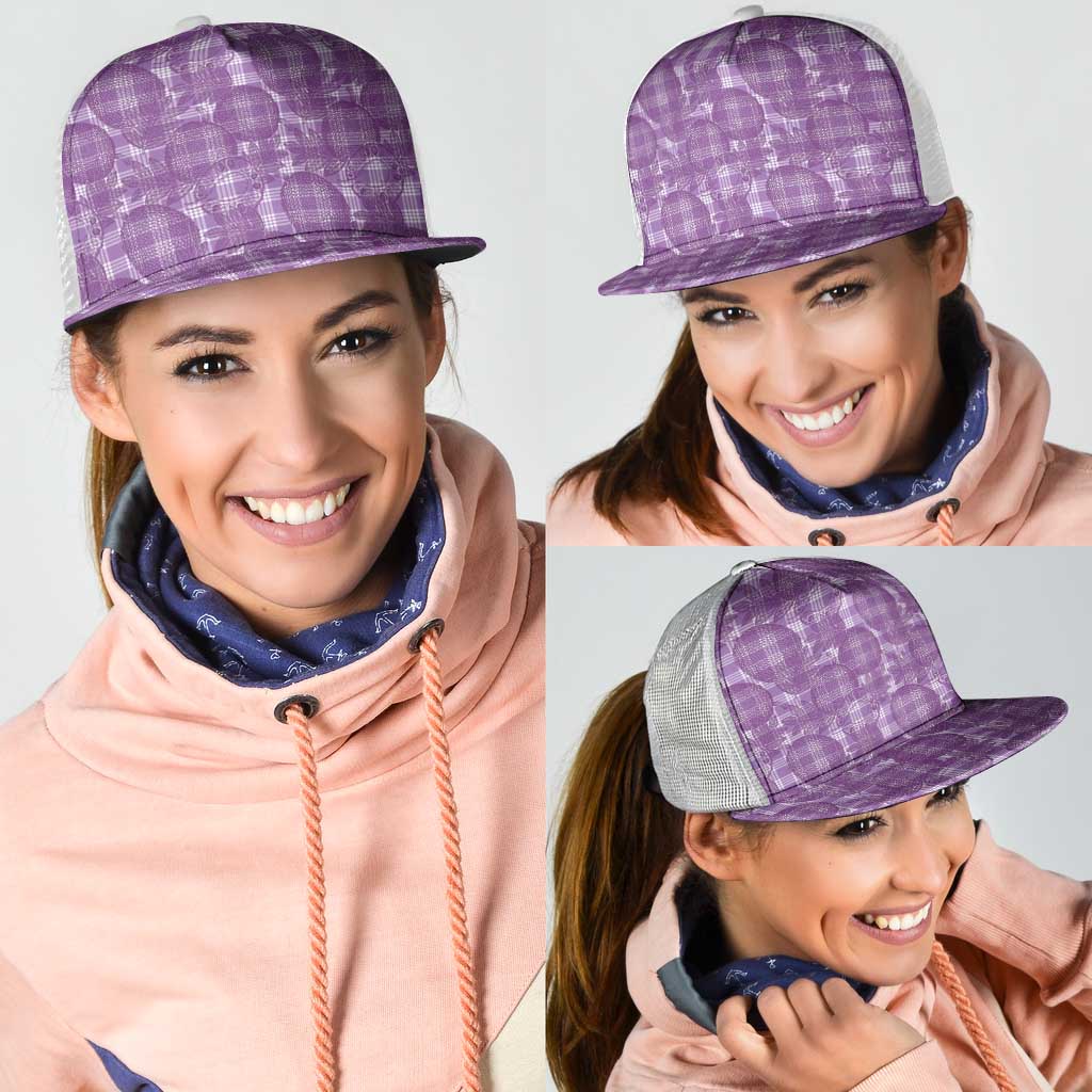 Poni Hawaii Breadfruit Palaka Motifs Mesh Trucker Cap