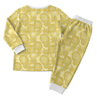 Melemele Hawaii Breadfruit Palaka Motifs Christmas Pajama Set LT14 - Polynesian Pride