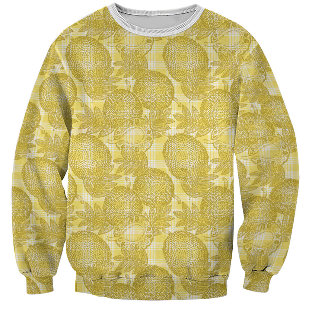 Melemele Hawaii Breadfruit Palaka Motifs Sweatshirt