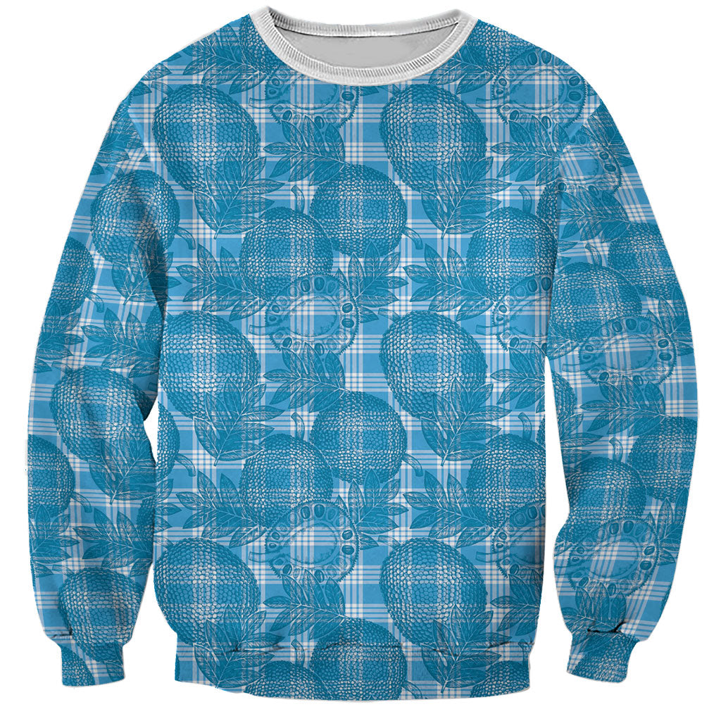Polu Hawaii Breadfruit Palaka Motifs Sweatshirt