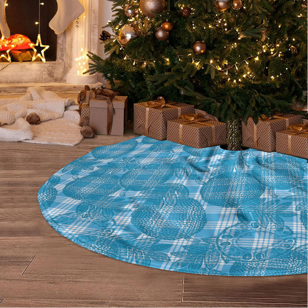 Polu Hawaii Breadfruit Palaka Motifs Tree Skirt LT14 - Polynesian Pride