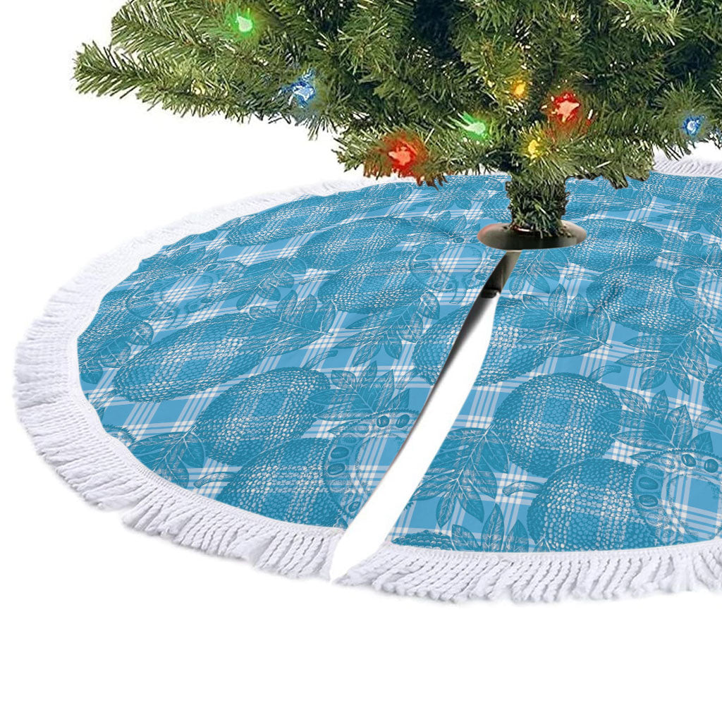 Polu Hawaii Breadfruit Palaka Motifs Tree Skirt LT14 - Polynesian Pride