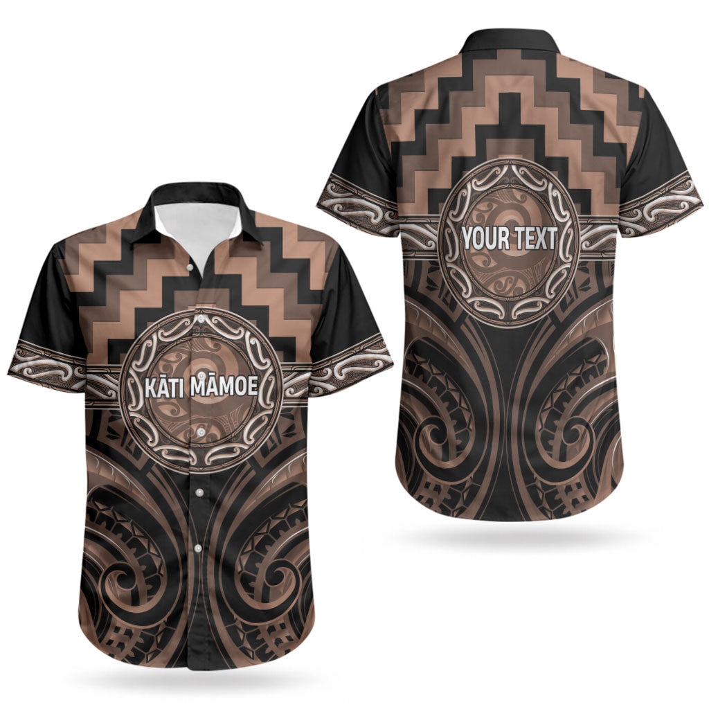 Aotearoa Kati Mamoe Personalised Couples Matching Mermaid Dress and Hawaiian Shirt Maori Iwi Poutama Puhoro Tattoo LT14 - Polynesian Pride