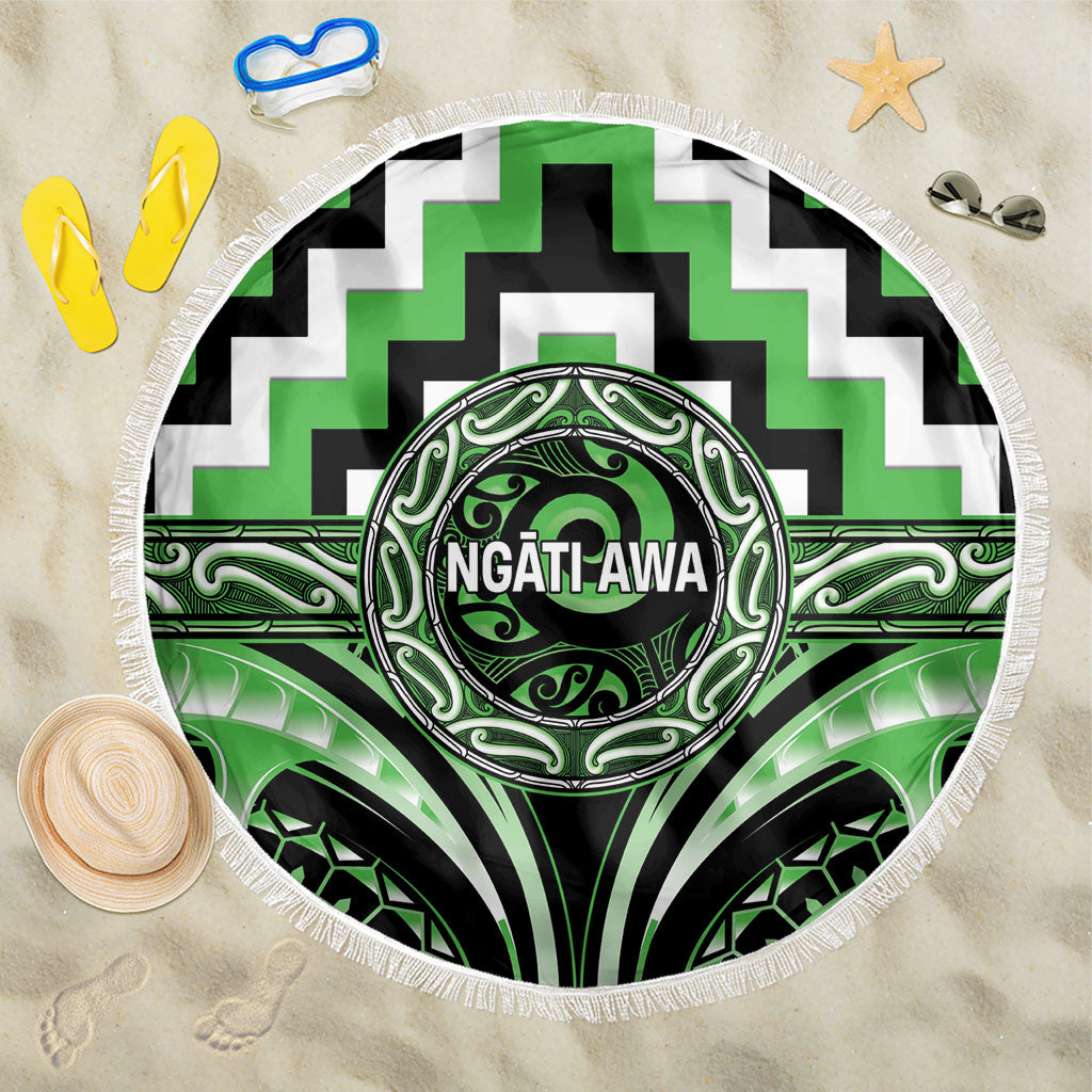 Aotearoa Ngati Awa Beach Blanket Maori Iwi Poutama Puhoro Tattoo