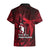 French Polynesia Bora Bora Hawaiian Shirt Polynesian Shark Tattoo With Hibiscus Red Version LT14 - Polynesian Pride