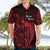 French Polynesia Bora Bora Hawaiian Shirt Polynesian Shark Tattoo With Hibiscus Red Version LT14 - Polynesian Pride