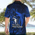 French Polynesia Bora Bora Hawaiian Shirt Polynesian Shark Tattoo With Hibiscus Blue Version LT14 - Polynesian Pride