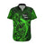 French Polynesia Bora Bora Hawaiian Shirt Polynesian Shark Tattoo With Hibiscus Green Version LT14 Green - Polynesian Pride